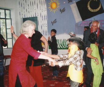 2000: Brit Bokhari dancing